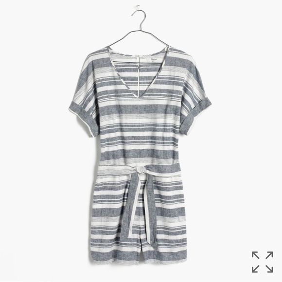 Madewell Other - Madewell striped romper