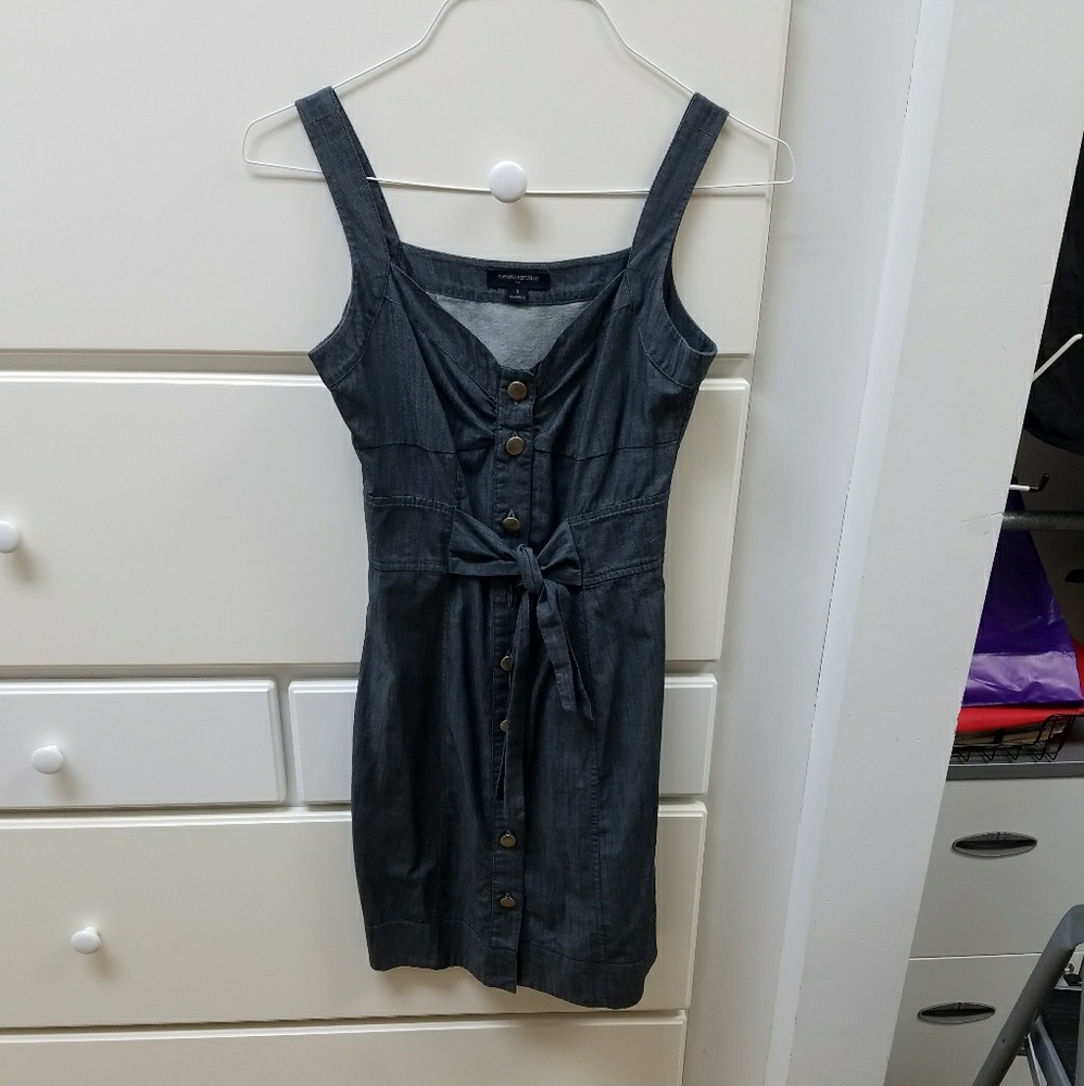 Banana Republic Blue Jean Button Down Dress