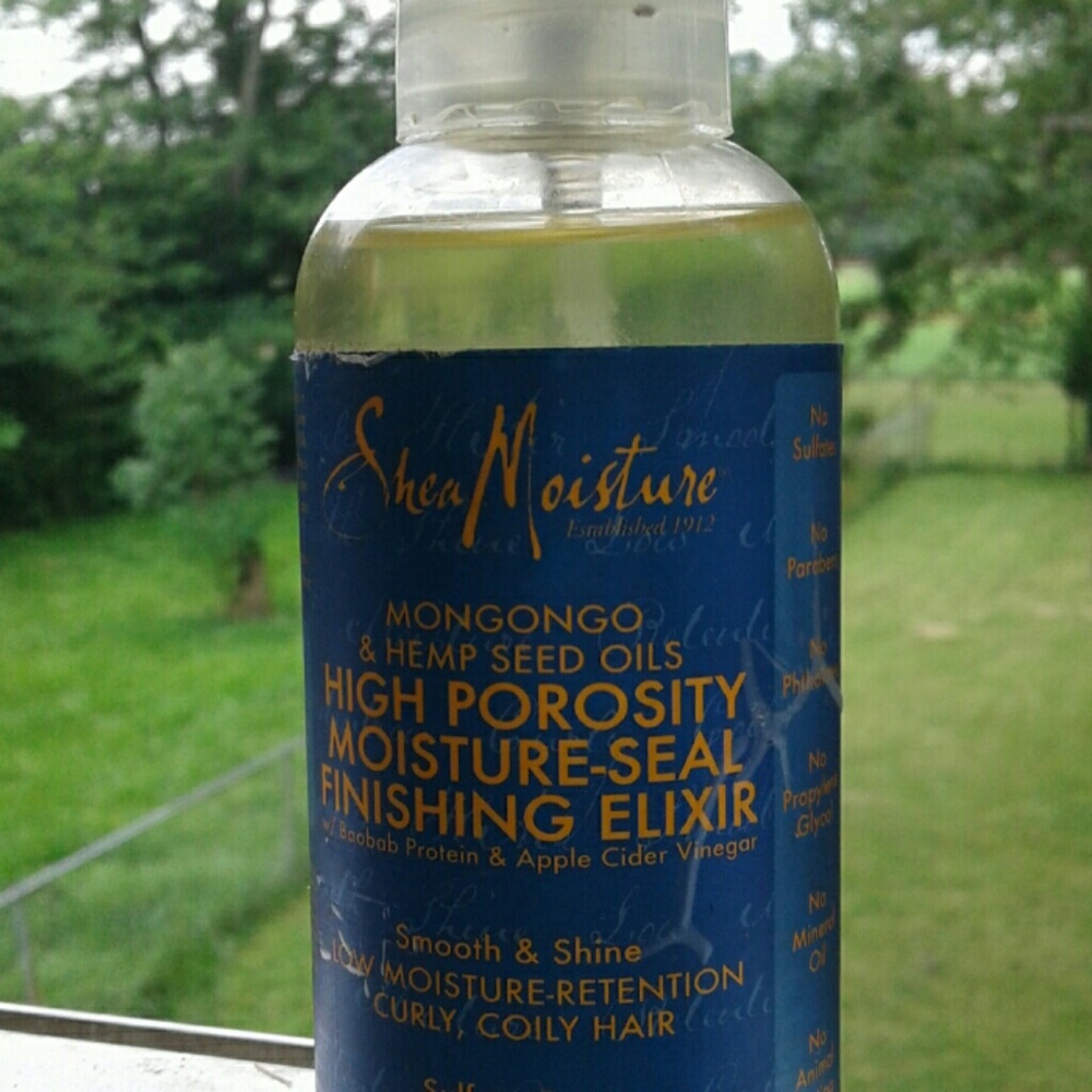Shea Moisture moisture seal finishing elixir