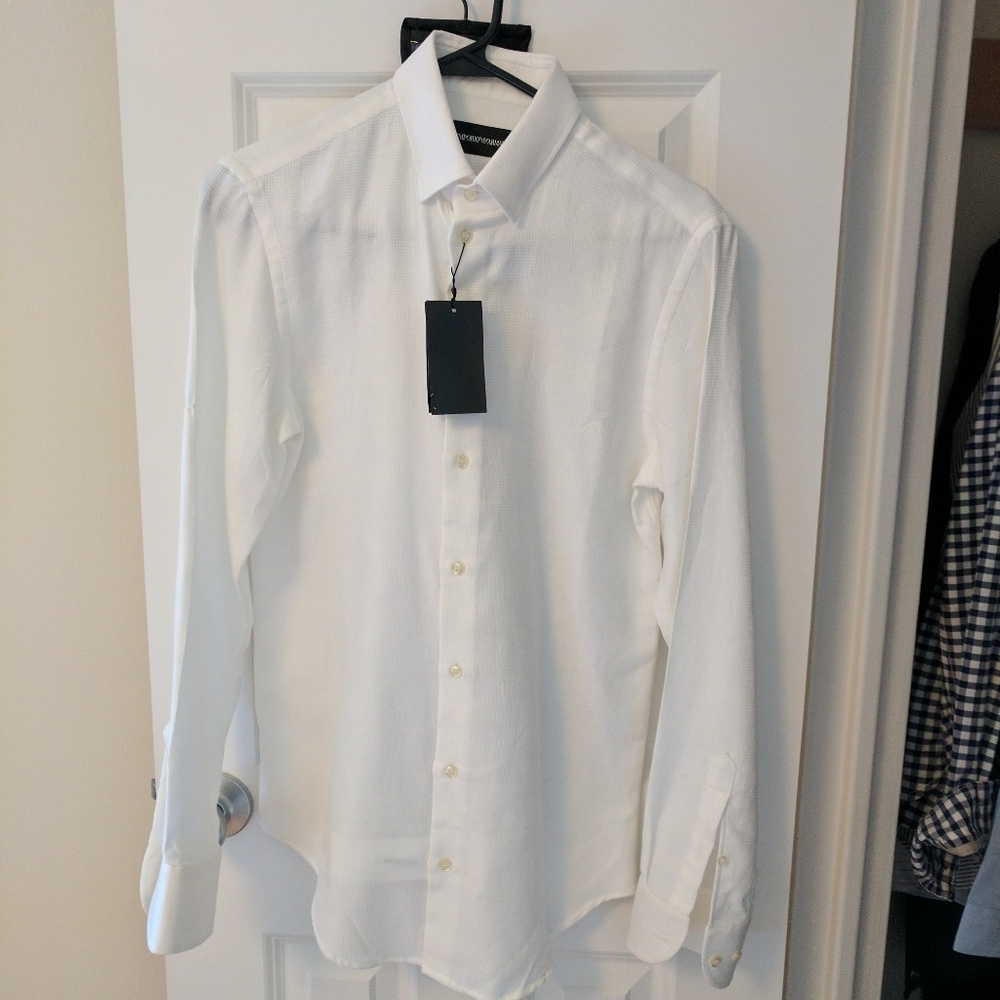 White a|x formal wear dress shirt