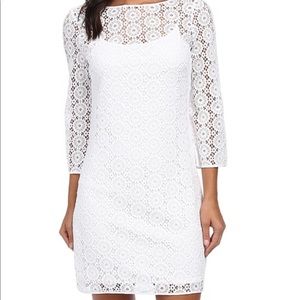 Lily Pulitzer white lace dress