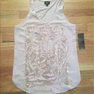 BNWT sequined tank by Mossimo