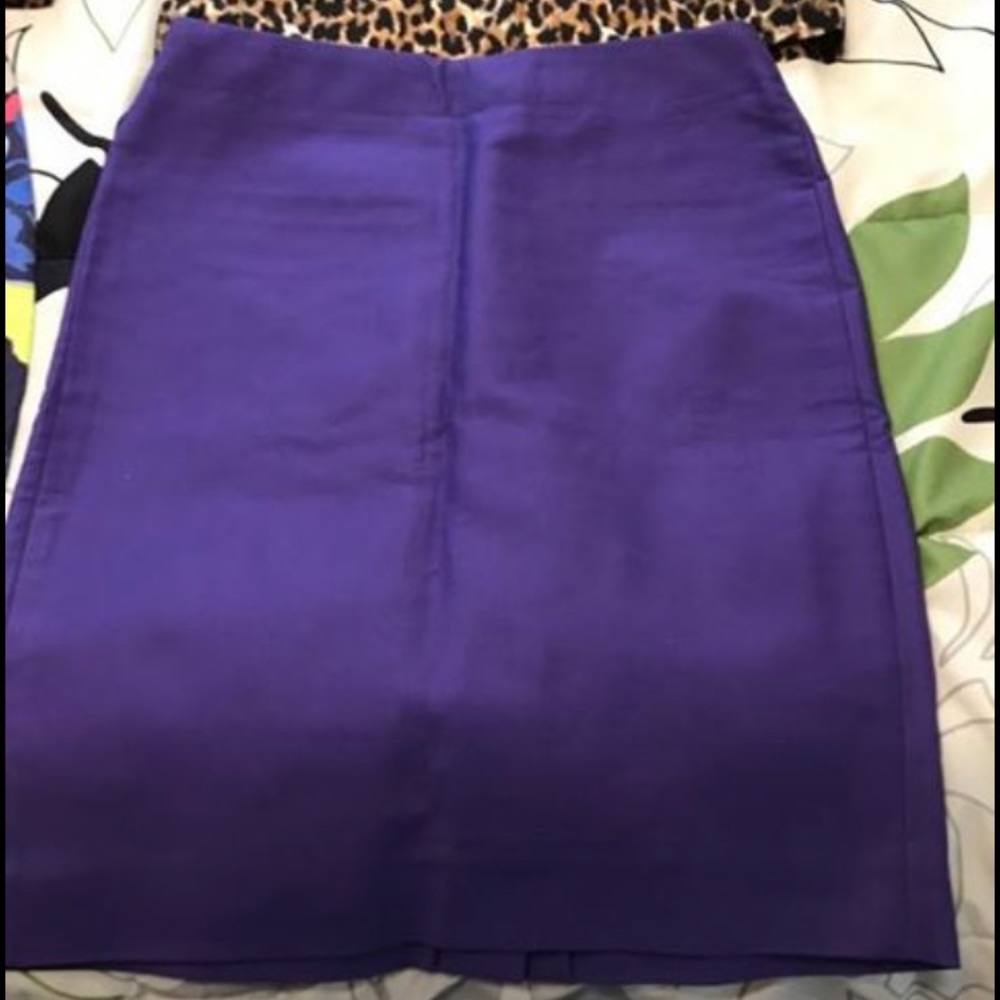 J. Crew No. 2 Purple Pencil skirt