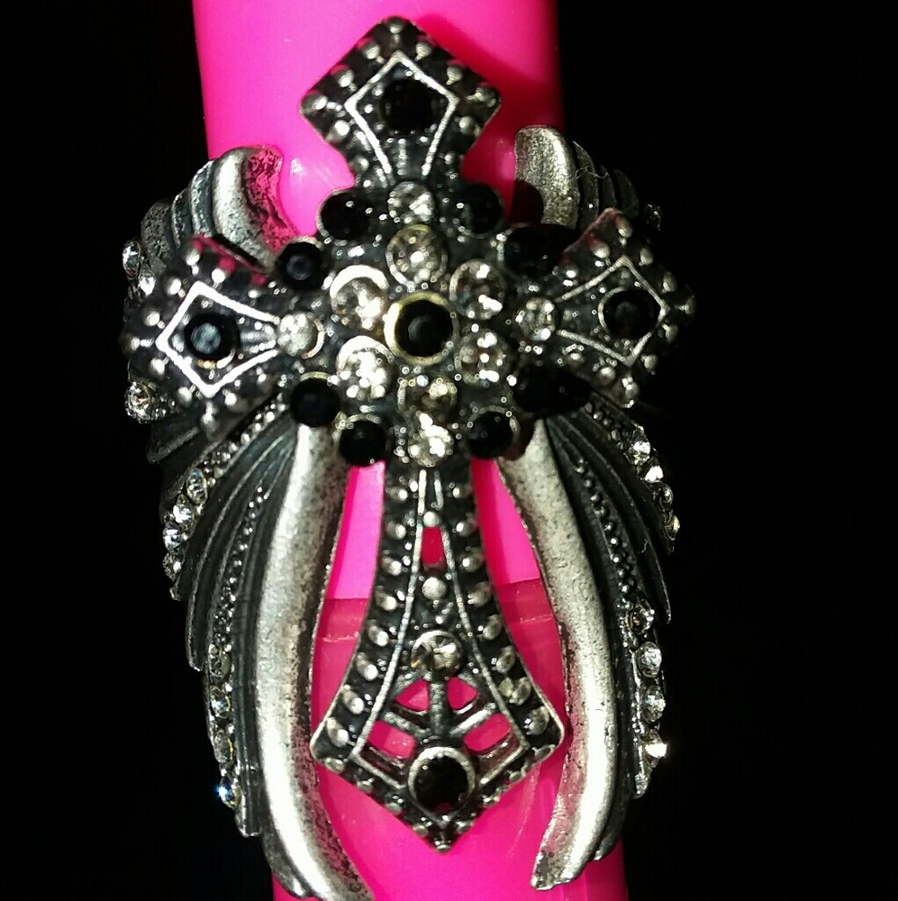 Cross/Angel Wings Ring,  Adjustable BEAUTIFUL