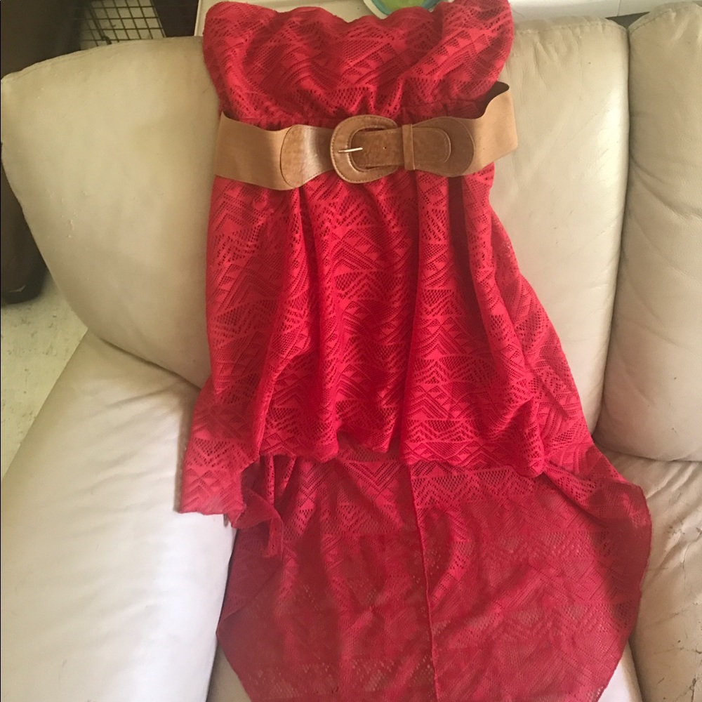 Red dress