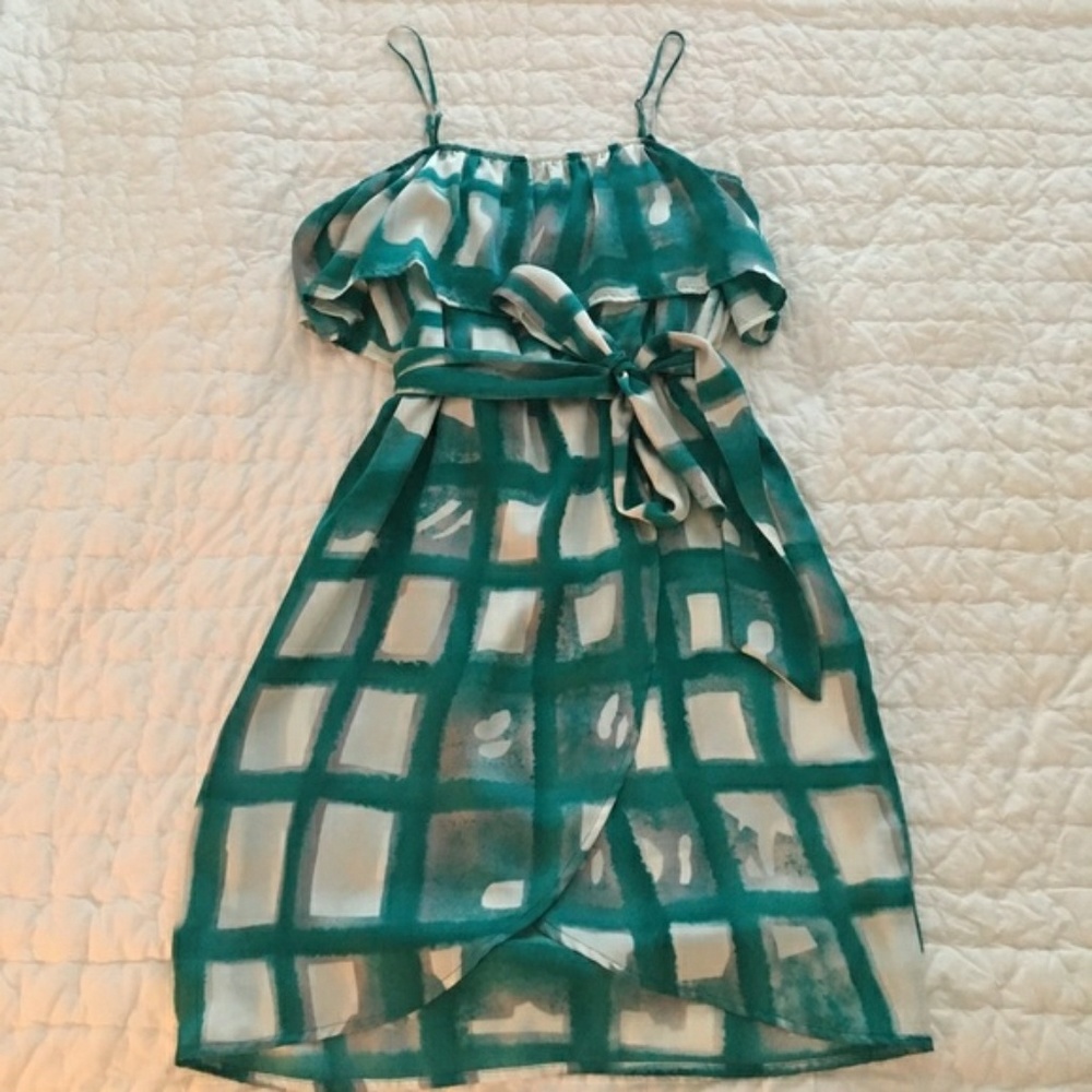 Glam brand boutique plaid sundress