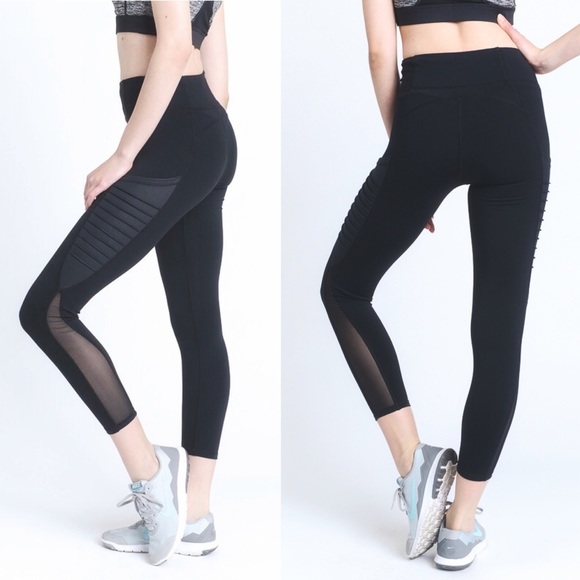 SOLD OUT // Good Side Mesh Workout Leggings - Picture 2 of 4