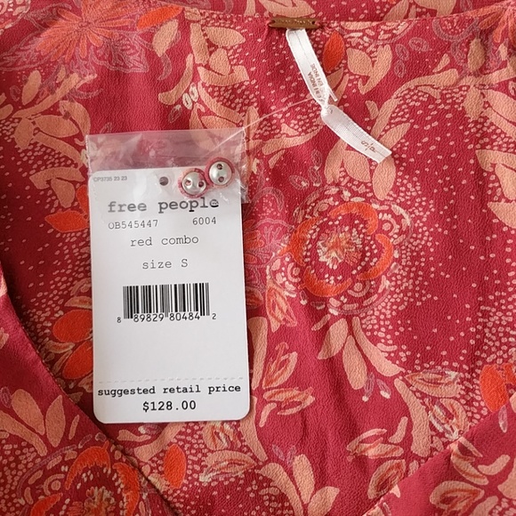 Free People Stealing Fire Long Sleeve Dress - Picture 3 of 6