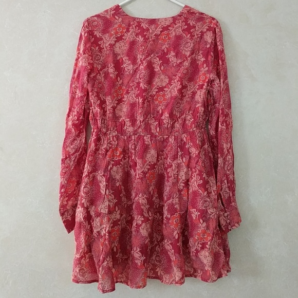 Free People Stealing Fire Long Sleeve Dress - Picture 5 of 6