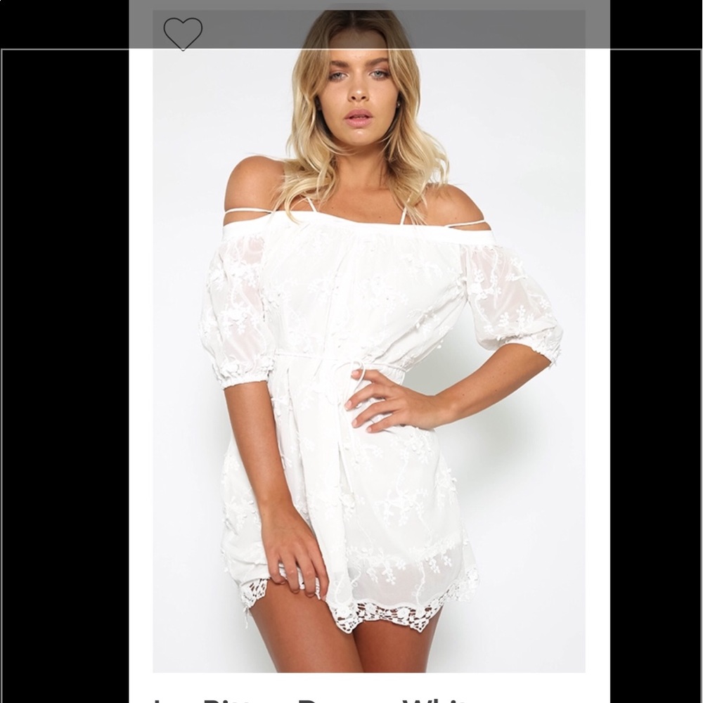Here Comes the sun off shoulder dress lace ASO min