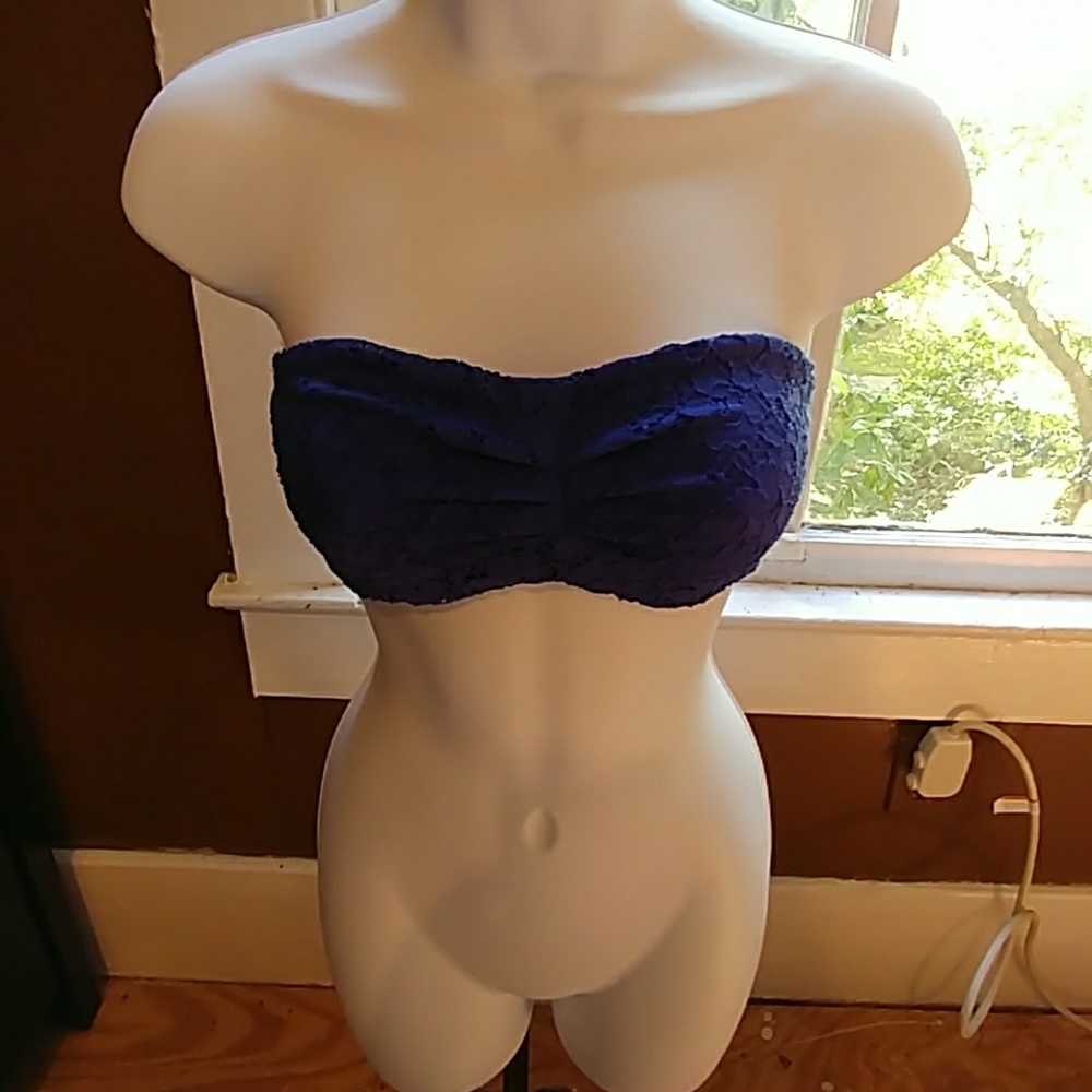 Blue bralette