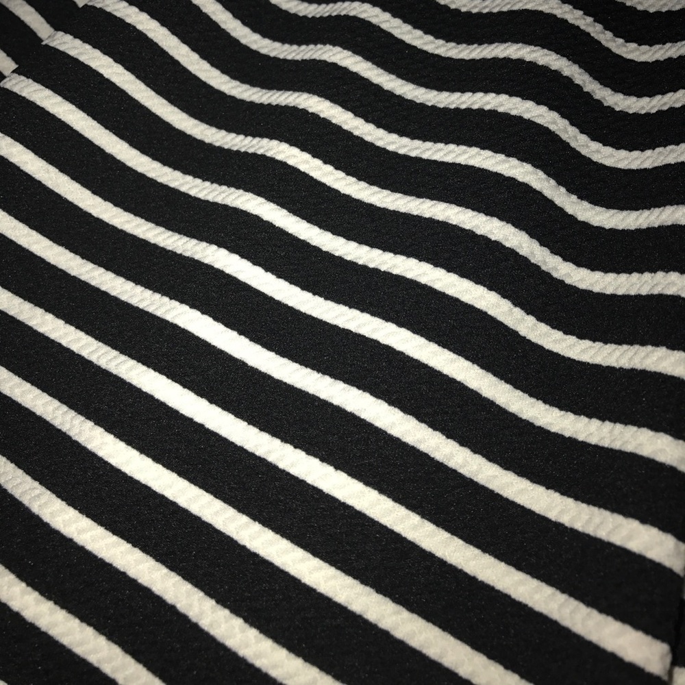 Black and White Striped Dress - Picture 2 of 5