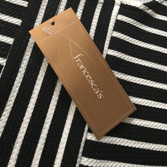 Black and White Striped Dress - Picture 3 of 5