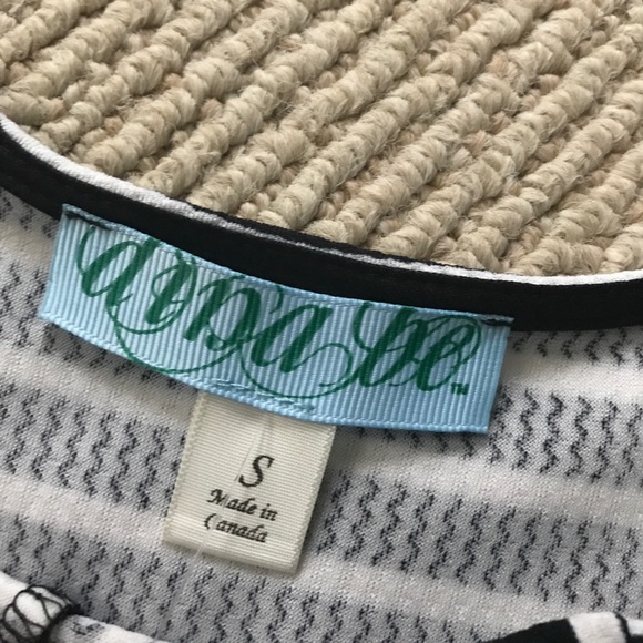 Black and White Striped Dress - Picture 4 of 5