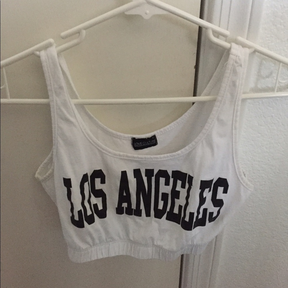 Los Ángeles crop top