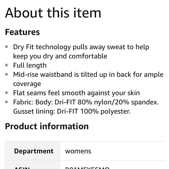 SOLD❗️Nike Dri-Fit Slim Fit Training Yoga Pants - Picture 6 of 7