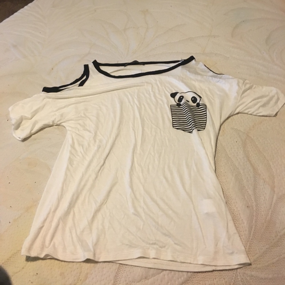 Cap shoulder panda t