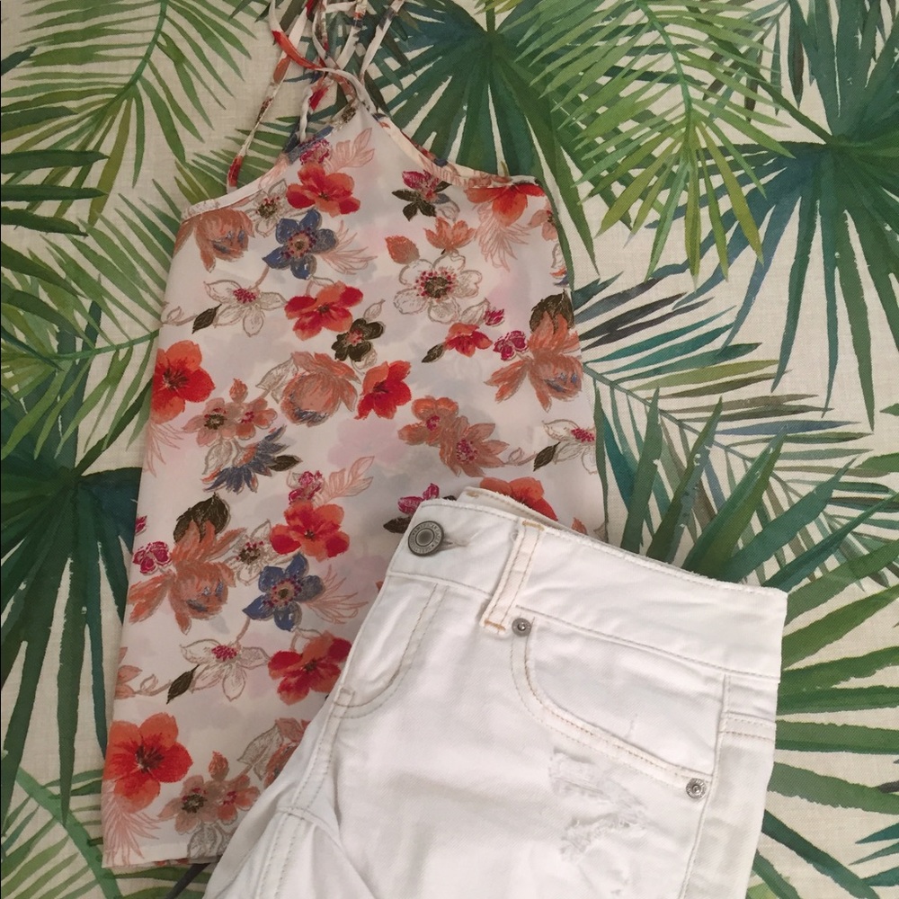 Floral tank top
