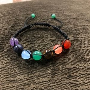 Chakra healing beads energy yoga bracelet