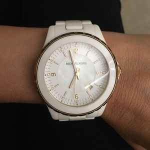 Michael Kors white watch