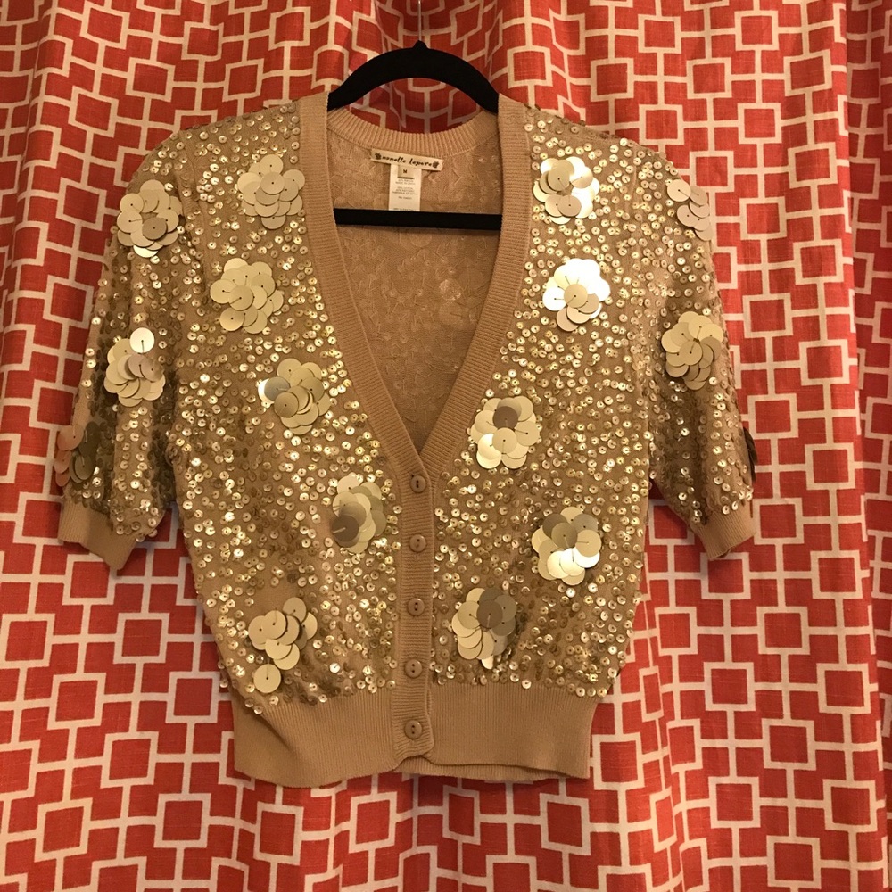 Nanette Lepore Sequined Cardigan