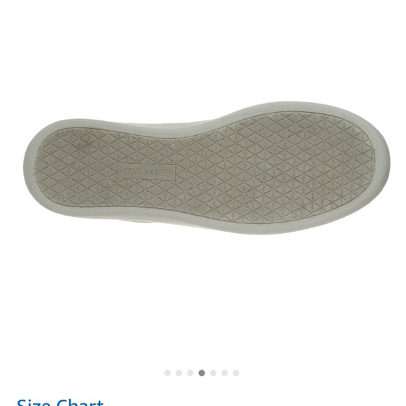 New Steve Madden White Platform Sneakers 10M - Picture 3 of 6