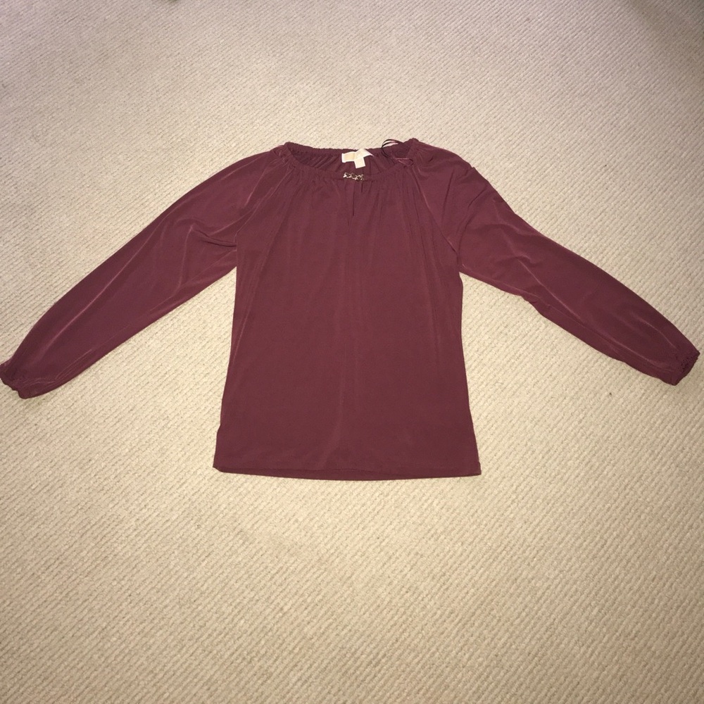 Michael Kors Maroon Top