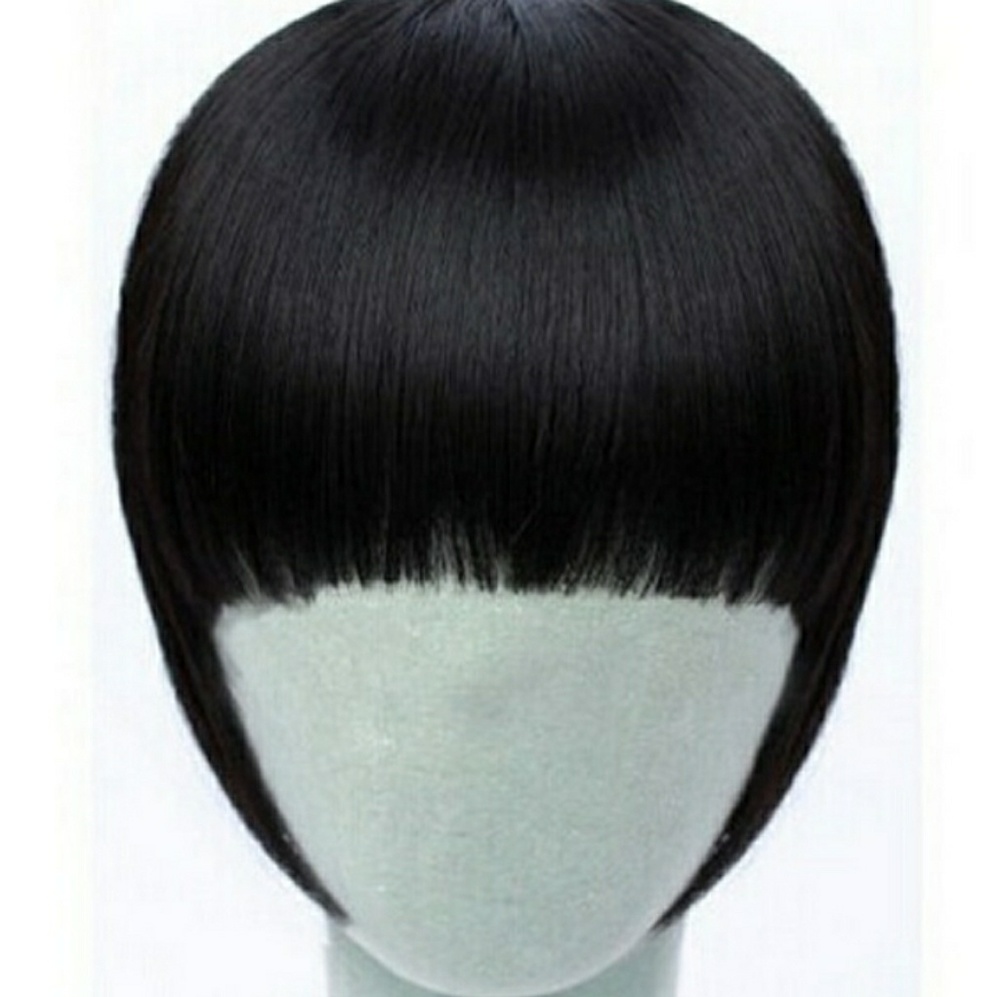 Clip on Hair Bang Fringe Hair Extension Straight