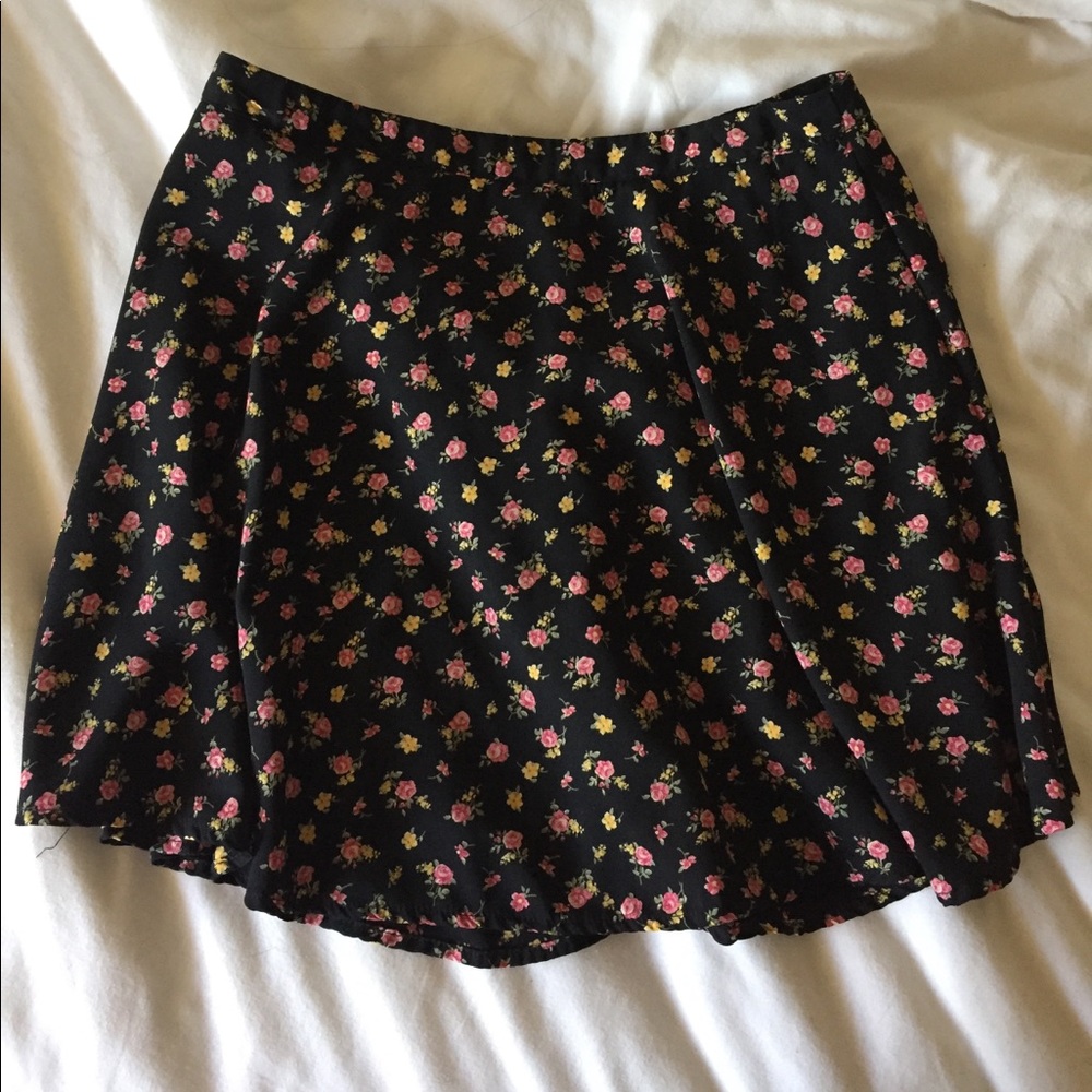 Floral Mini Skirt