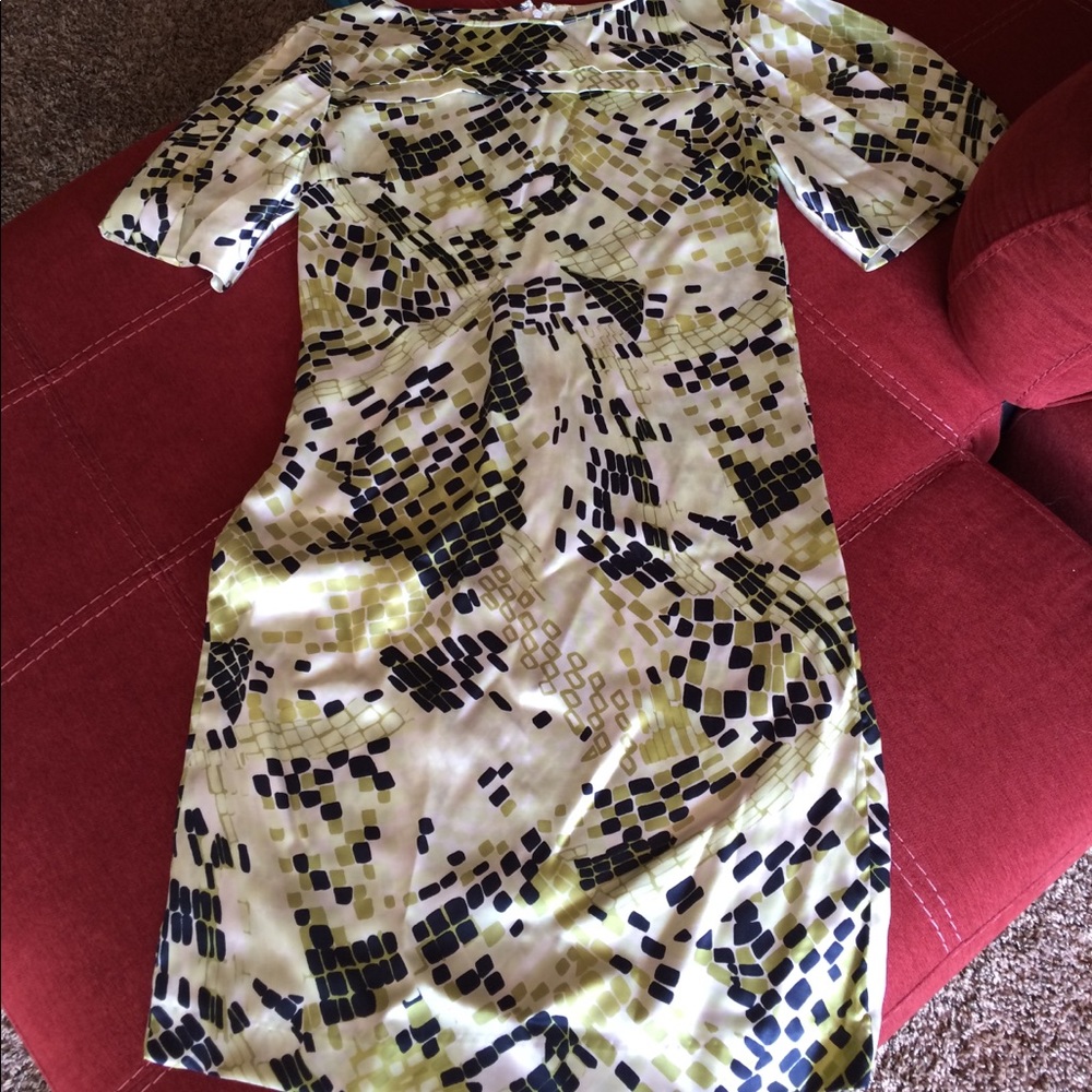 Work or reception ready silk dress