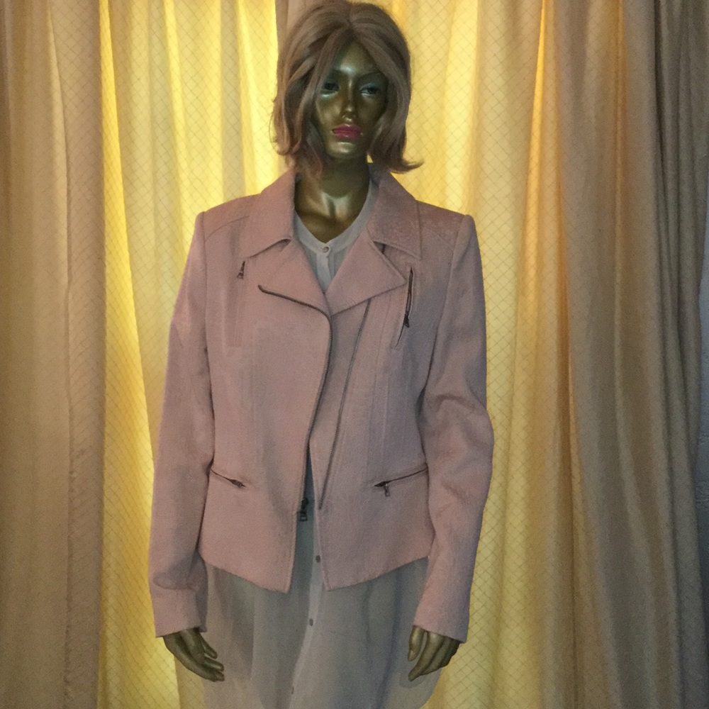 BCBG rose pink jacket