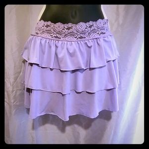 Mini ruffles skirt