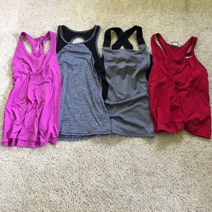 Bundle of workout tank tops