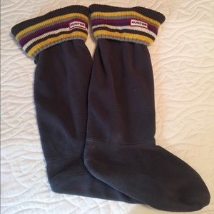 Hunter Tall Rain Boot Socks - Like New