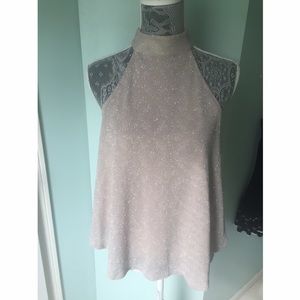 Lily White high neck dress shirt