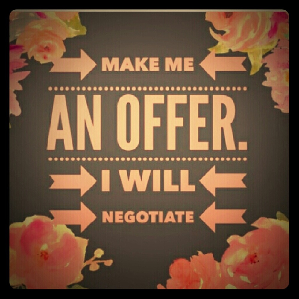 Willing to negotiate!!! Make offer.