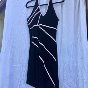 Black/pink 92% polyester/8% spandex