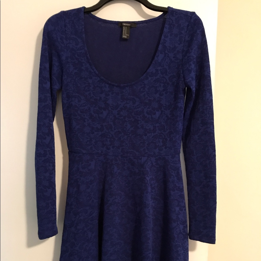 Gently used blue skater dress! 👗