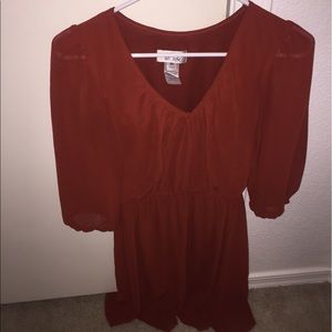 Orange dress