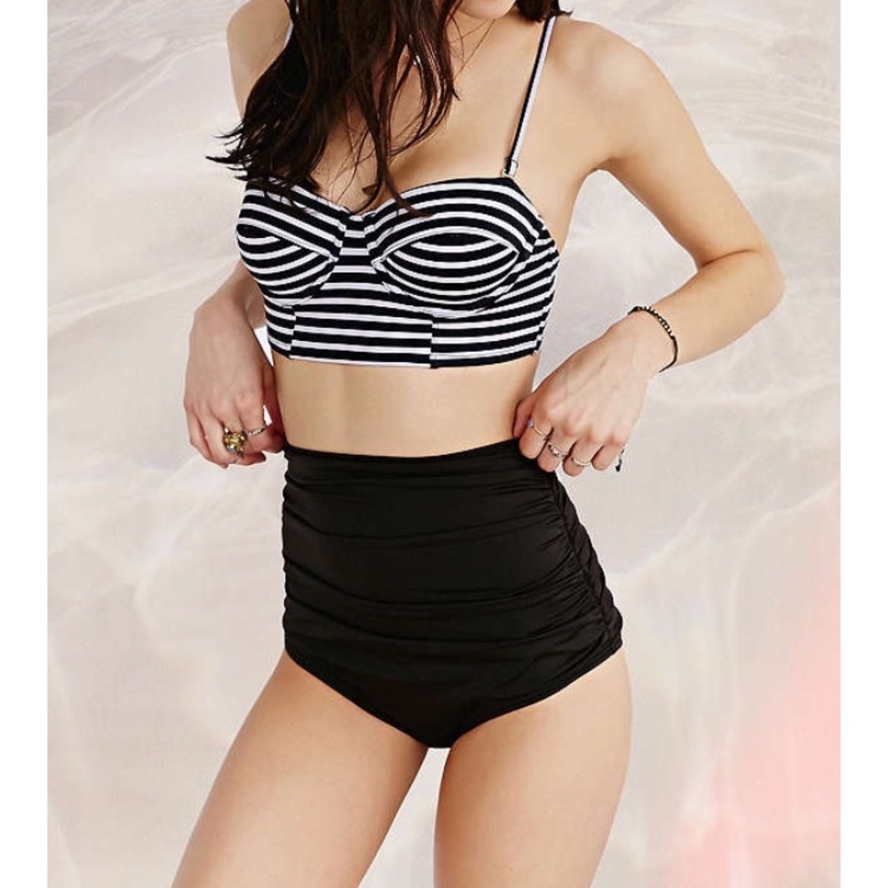 high waisted bikini bottoms