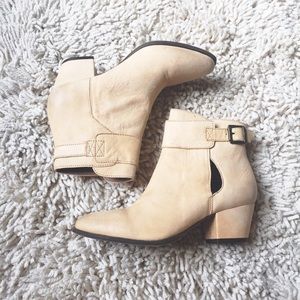 FREE PEOPLE distressed booties