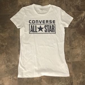 Converse white short sleeve tee, M