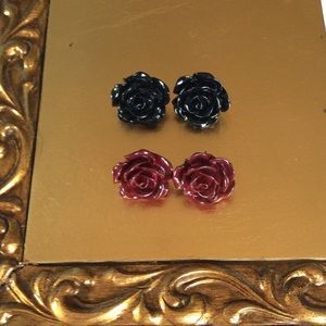 Rose studs.