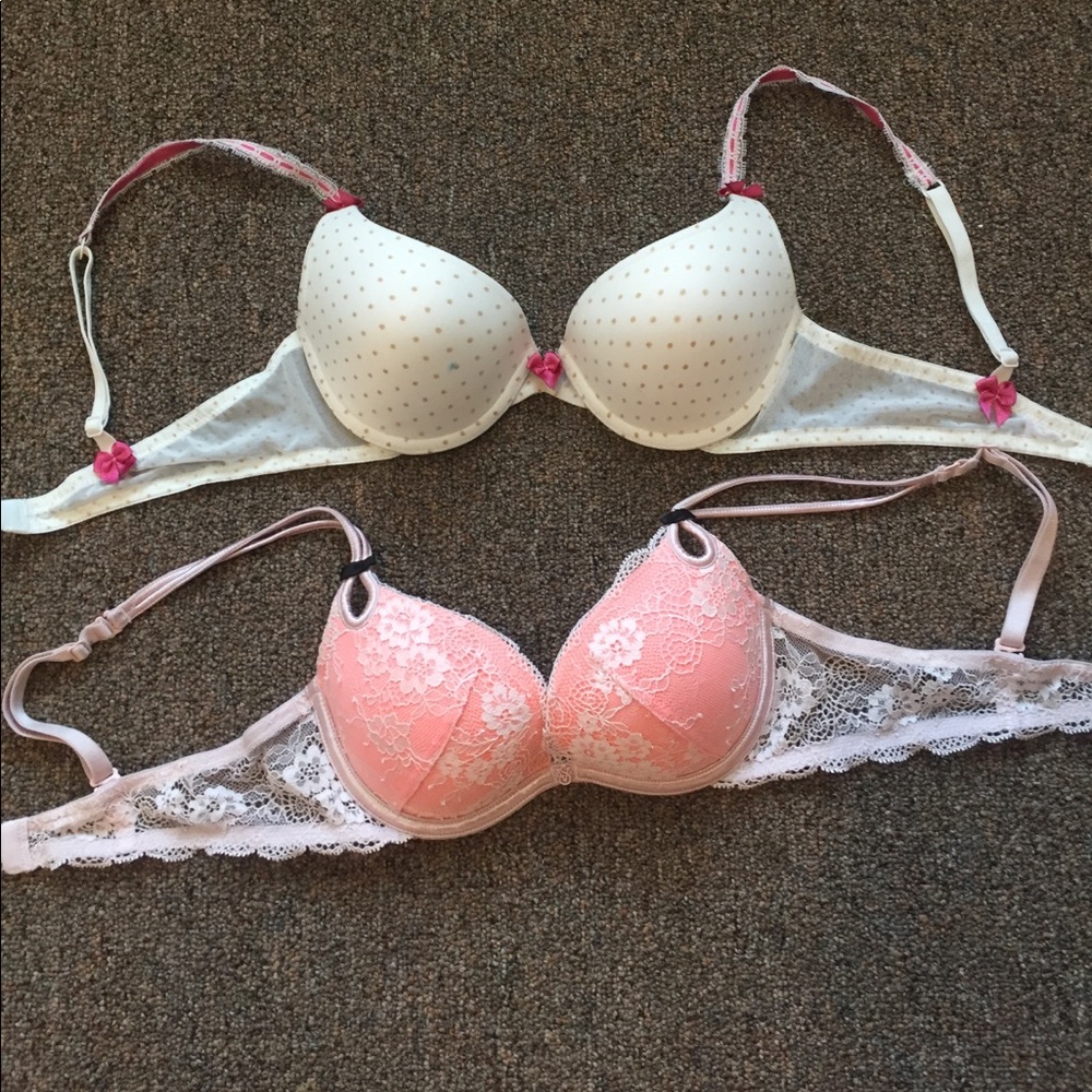 Two Victoria's Secret bras (34A)