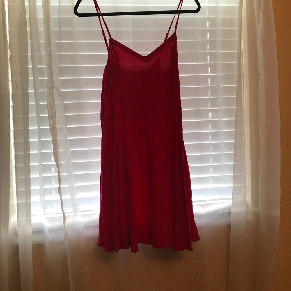 Red Cotton On Dress - gently used - size L