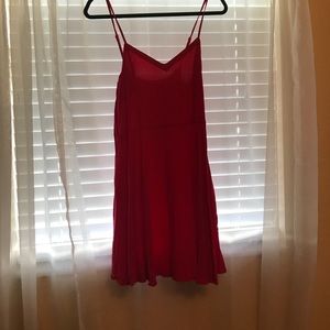 Red Cotton On Dress - gently used - size L