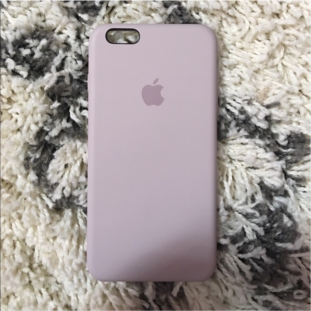 Apple IPhone 6/6s plus silicon case lavender