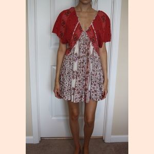 Free People Flowy Mini Dress