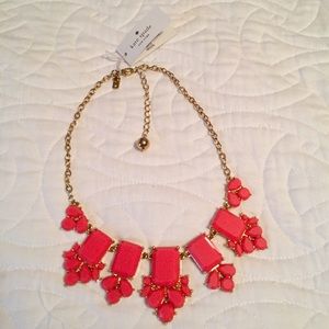 NWT Kate Spade Coral Statement Necklace