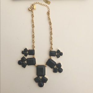 Kate Spade New York navy statement necklace.